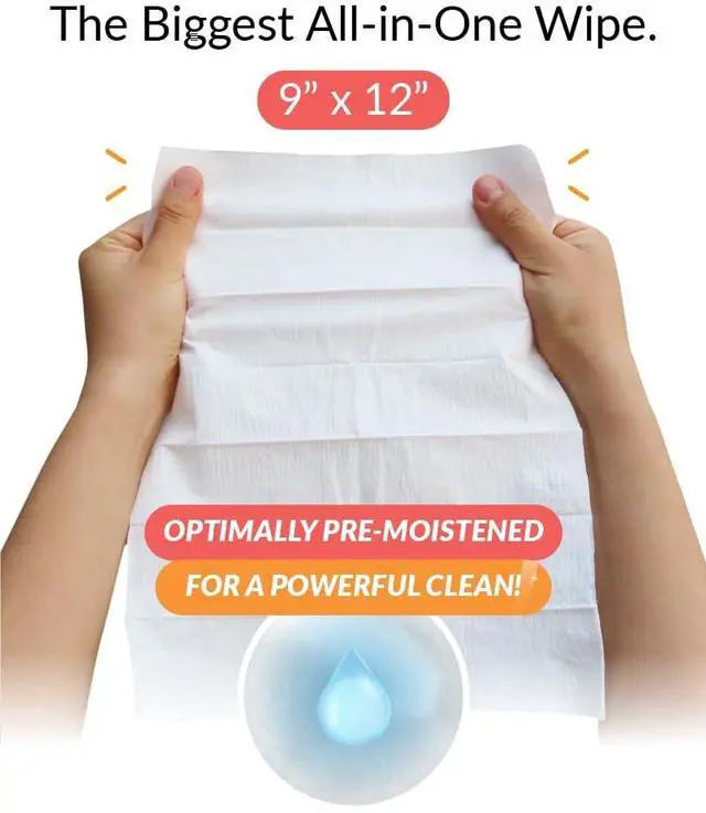 Alt view image 4 of 7 - XL Wipe - 9x12 Inch Electronics Cleaning Wipe, 70% Isopropyl Alcohol, Individually Sealed - Streak-Free, Lint-Free, Restores Optical Clarity - TV, Monitor, Laptop (24 Wipes)