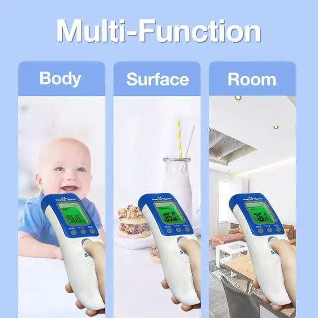 Alt view image 4 of 7 - 3 in 1 Non-Contact Infrared Forehead Thermometer for Baby Adult and Child, NCT-301