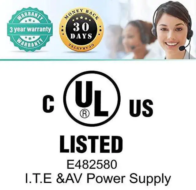 Alt view image 2 of 7 - 19V 65W AC Adapter Charger Replacement for Harmon Kardon Aura/Aura Studio 4 3 2 1 /Aura Plus AirPlay Aura Series Wireless Home Speaker System Power Supply Cord