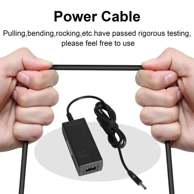 Alt view image 4 of 6 - AC Doctor INC 33W AC Adapter Charger 19V 1.75A Power Supply Cable for Asus C200 C200MA C300 C300MA 33W ADP-33AW Adapter, VivoBook S200 X200 X200CA X200MA X201E X202 X202E K200MA F200CA F200MA