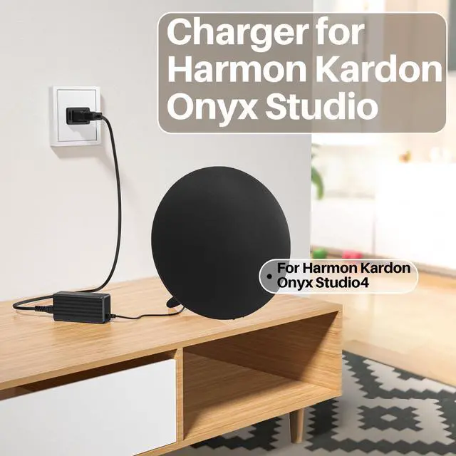 Alt view image 4 of 6 - Charger for Harman Kardon Speaker Onyx Studio 8 7 6 5 4 3 2 1 Wireless Speaker Onyx Aura Studio 19V DC Power Supply
