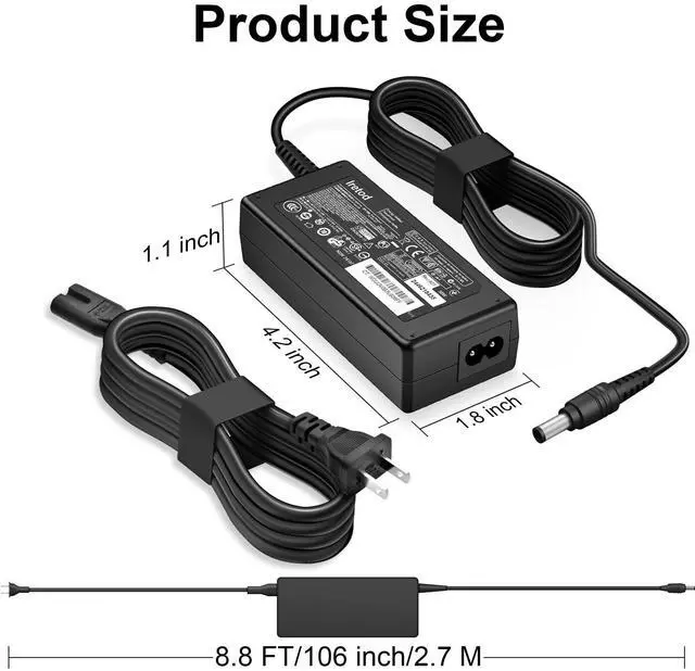 Alt view image 4 of 7 - Charger for Harman Kardon Onyx Studio 8 7 6 5 4 3 2 1 Wireless Bluetooth Portable Speaker Replacement Harman Kardon Charger 19V 38W AC Fast Power Adapter Cord