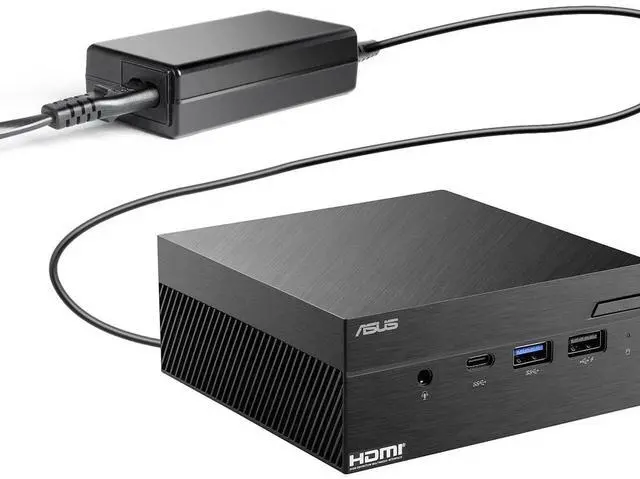 Alt view image 3 of 7 - 19V 3A AC DC Adapter Charger Compatible with AMD Ryzen Pro UM250 MINI PC ZOTAC Beelink SEI10 Mini Desktop Computer Intel NUC Kit Power Supply Cord Cable