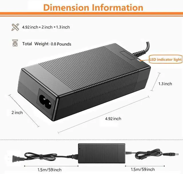 Alt view image 6 of 7 - UL Listed Mini PC Adapter 19V 3.42A 3A Compatible with Beelink SER5, SER5 Pro, SER4, SER3, SEi8, SEi10, SEi11, GT-R Series, GTR4, GTR5, GTR6, Desktop Mini Computer PC Power Cord Supply