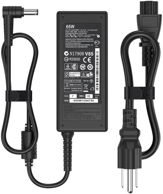 Main image of 19V Monitor Power Adapter Cord Compatible with Asus 22'' 23'' 24'' 27'' LCD Monitor VG278Q VG278 VG279 VG279Q VG245H VG245 VG248QE VX248 VX248H VX228H VX279H MX239H MX279H Power Cable