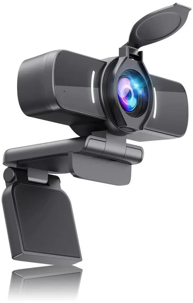Main image of Webcam with Microphone, 1080P 30fps HD Webcams, USB 2.0 Computer Webcam, 3D Noise Reduction and Automatic Gain Web Cam for PC Mac Laptop Desktop,Video Calling, Online Classes and Video Conference