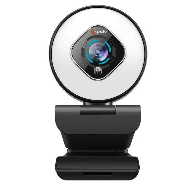 Alt view image 2 of 5 - Streaming Webcam with Light - HD 1080P Autofocus Computer Camera with Microphone USB Camera with Digital Zoom for PC|Desktop|Laptop|Gaming|Video Calling
