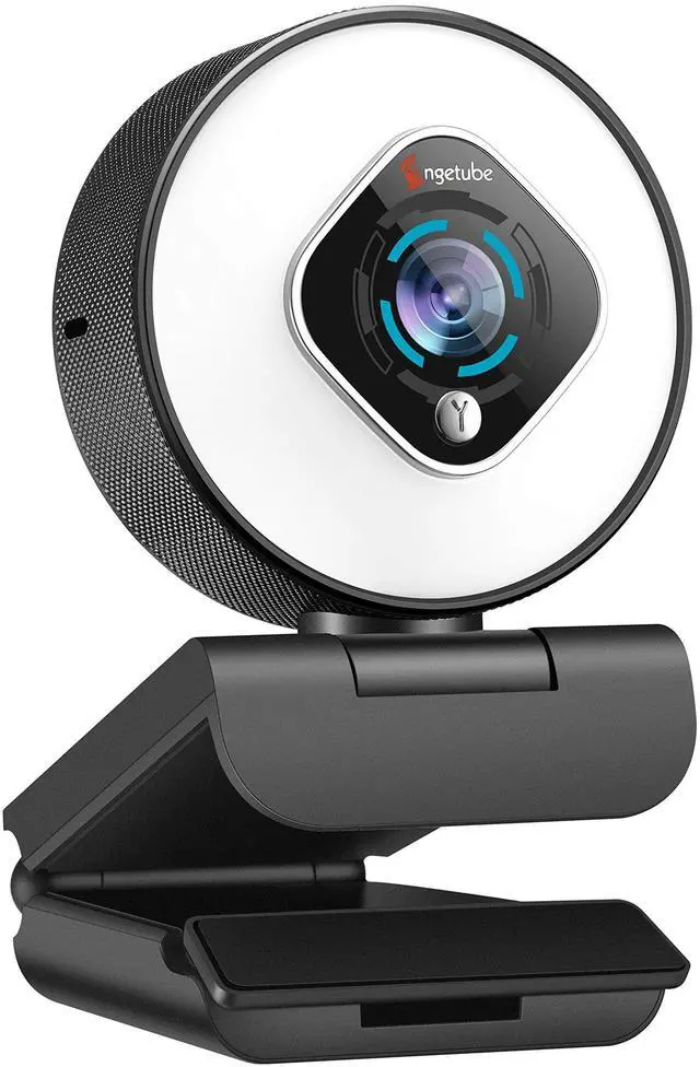 Main image of Streaming Webcam with Light - HD 1080P Autofocus Computer Camera with Microphone USB Camera with Digital Zoom for PC|Desktop|Laptop|Gaming|Video Calling