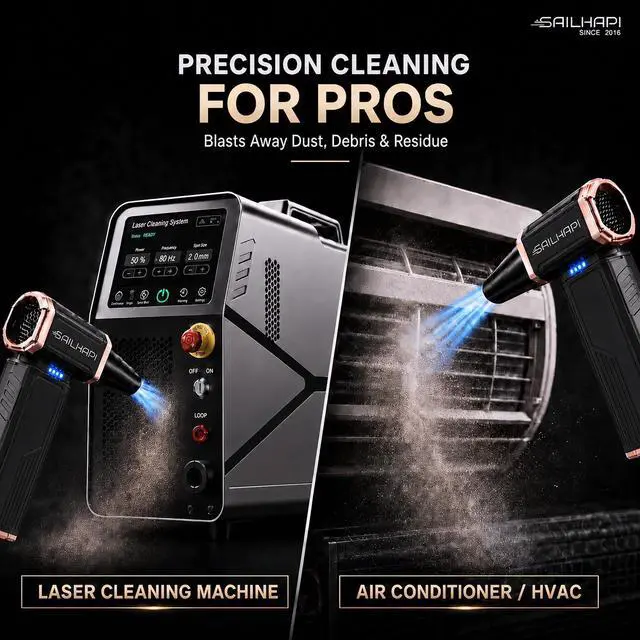 Alt view image 7 of 7 - Compressed Air Duster 300000RPM, High-Speed Cordless Blower for Barber with Variable Speed, Electric Dust Blower for Keyboard, Car, PC, Hair Cut, Replaces Canned Air, Gifts for Men