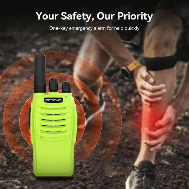 Alt view image 7 of 7 - H-777 Walkie Talkies, Portable FRS Two way Radios Long Range, VOX Handsfree, Rechargeable Walkie Talkies for Adults, Li-ion Battery and Charger Base for Traveling Biking Camping Hiking(1 Pair)