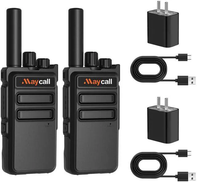 Main image of MC-180 Walkie Talkies 2 Pack for Adult Long Range Rechargeable 2550mAh Battery Portable FRS Two Way Radios, 2 Way Radios Lightweight USB Fast Charging