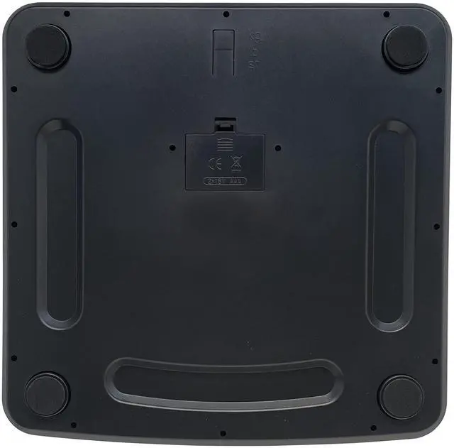 Alt view image 3 of 4 - Digital Bath Scale with Antimicrobial Surface Protection, Bathroom Scale for Body Weight, 400 lbs. Black