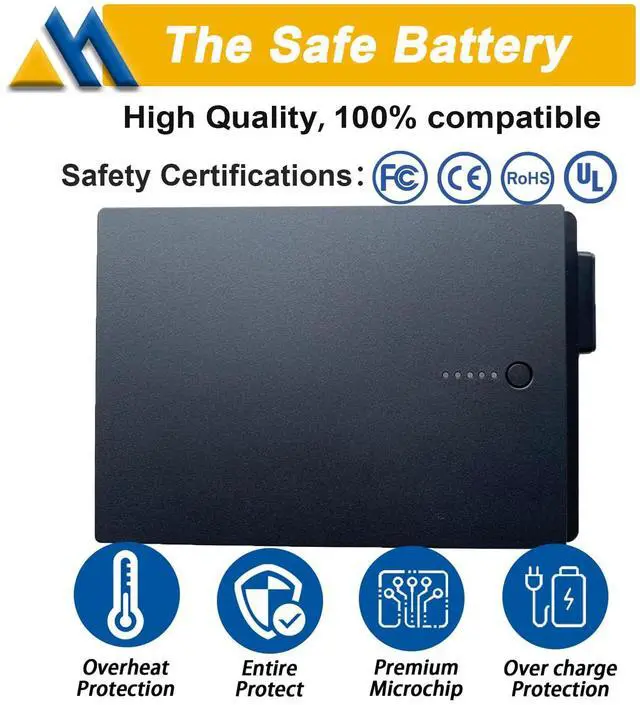 Alt view image 2 of 4 - 53.5Wh XVJNP 0M0TN3 Laptop Battery Replacement for Dell Latitude 5430 7330 Rugged Latitude Series P148G P148G001 P149G P149G001 6JRCP 06JRCP M0TN3 KD1CT 451-BCWQ 11.4V 4457mAh