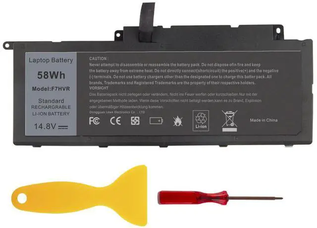 Main image of F7HVR Notebook Battery 14.8V 58WH Replaceable for Dell Inspiron 15 7537 Dell Insprion 17 7737 Series