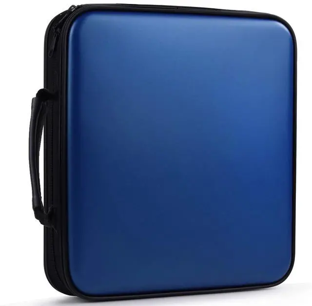 Main image of CD Case 160 Capacity DVD Case Organizer CD/DVD Case, CD Case Storage DVD Organizer Case DVD Booklet CD/DVD Holder Case DVD Book Heavy Duty DVD Case Book Wallet
