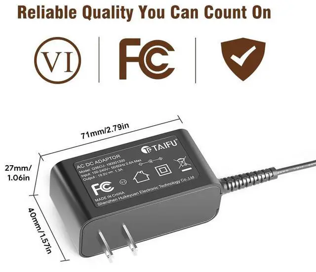 Alt view image 7 of 7 - for PetSafe Wireless Fence Power Cord, 19V AC Adapter for PetSafe IF-100 PIF-300 IF-101 300-034 RFA-443 650-231 650-297 PIF00-15001 PIF00-13663 RFA-554 RFA-584 Wireless Fence Pet Power Cord