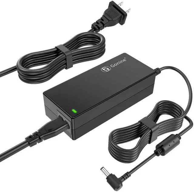 Main image of DC in 19V Power Cord for LG Monitor, 19V 3.42A Power Supply Charger, Compatible with 19Volt LG LED LCD HD TV Monitor 19" 20" 22" 23" 24" 27" 32" Widescreen AC Adapter, 6.5 * 4.4mm DC Plug.