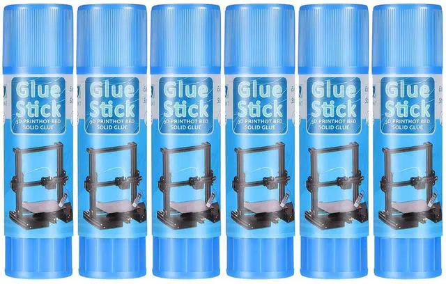 Main image of 6 3D Printer Glue Sticks for Hot Bed PVP 3D Printer Adhesive Solid Glue Sticks for PLA/ABS/PETG/PC/TPU Hot Bed Removing Printing Models (Blue,Classic)