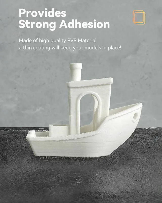 Alt view image 2 of 5 - 3D Printer Glue Sticks PVP Solid Glue Sticks for 3D Printing Hot Bed Build Plate, Enhanced Adhesion Reduces Warping for Filament, 3D Printer Adhesive for PLA/ABS/PETG/PC/PA/TPU, 2 Pack
