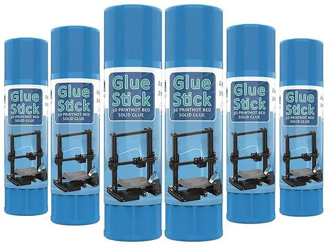 Main image of 3D Printer Glue Stick PVP Solid Glue for Heat Bed, Prevents Warping, Easy Release & Washable, Compatible with PLA,ABS,HIPS,PET,ASA Filaments, and Various Build Plates (Blue)