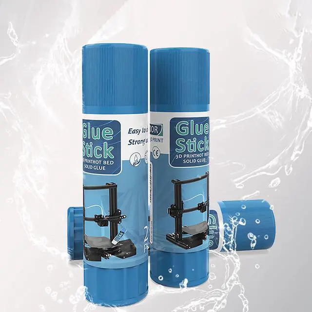 Alt view image 6 of 6 - 3D Printer Glue Stick PVP Solid Glue for Heat Bed, Prevents Warping, Easy Release & Washable, Compatible with PLA,ABS,HIPS,PET,ASA Filaments, and Various Build Plates (Blue)