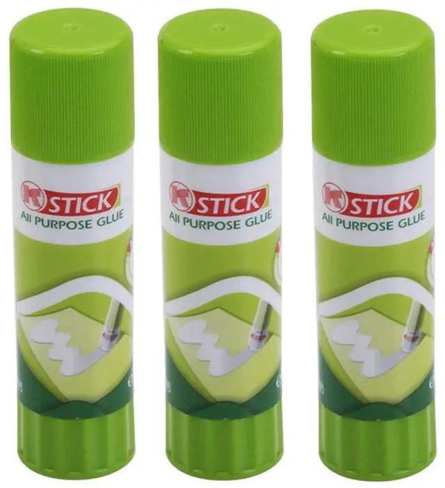 Main image of 3D Printer Glue Stick for Hot Bed Print Filament PLA ABS PET PETG Washable Anti-Tilt Non-Toxic - 21g(Pack of 3) (3pcs)