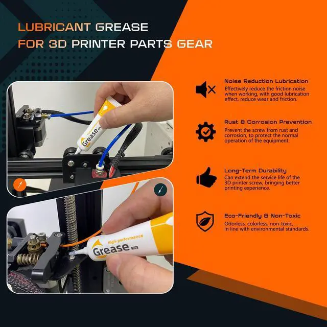 Alt view image 5 of 6 - Essential 3D Printing Accessories Kit Includes 3D Printer Glue Sticks Adhesive for Hot Bed, 3D Printer Nozzle Cleaning Coating, Lubricant Grease, Suitable for All 3D Printers (6-Piece Set)