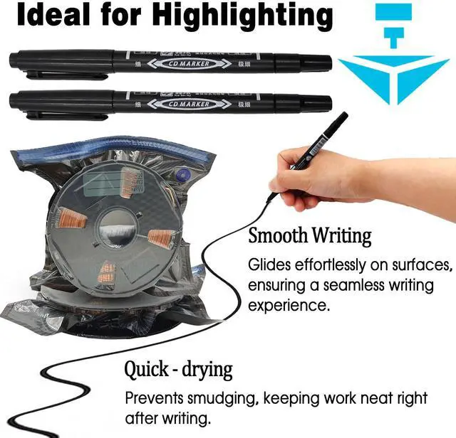 Alt view image 4 of 7 - Filament Storage Bags Vacuum Storage Kit (13.4x12.6 inches), 20 Packs Lightproof Storage Bags, Desiccants, Auto Pump, Sealing Clips, Marker Pen, Humidity Resistant, Light-Proof