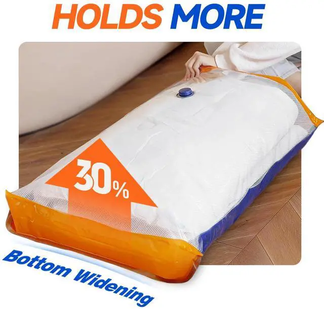 Alt view image 2 of 7 - Vacuum Storage Bags with Rechargeable Cordless Pump,15 Pack 3 Size Compression Packing Cubes Seal Bags, Space Saver for Clothes and Clothing Blankets Organization Space Saving