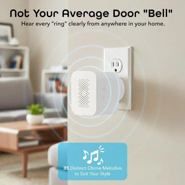 Alt view image 6 of 7 - Halo 3MP Smart Video Doorbell Camera Battery Powered or Hardwired Surveillance Includes Plug-in Chime, 2K HD Video, 2-Way Audio, & Night Vision Alexa & Google Assistant Compatible