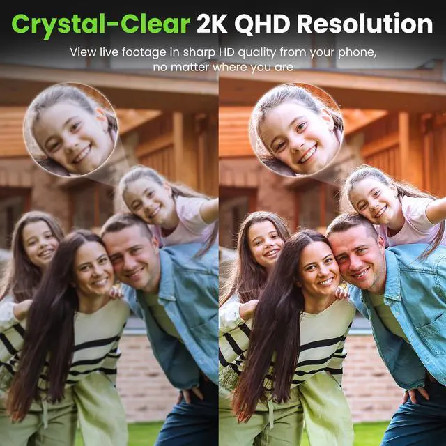 Alt view image 5 of 7 - Video Doorbell Camera with Chime - 2K QHD Video - 6 Months Rechargeable Battery - IP64 Weather-Proof, Motion Detection, 2 Way Audio Wireless for Home - Easy to Setup
