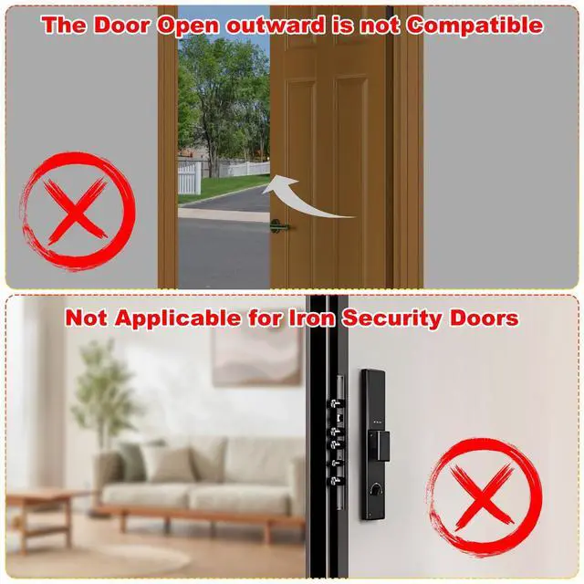 Alt view image 6 of 7 - Doorbell Mount Compatible with Arlo Video Doorbell 2K/HD (2nd Gen), No-Drill Mounting Bracket Secure Holder for Apartment Home Office with Enhanced Protection for Arlo Doorbell Camera