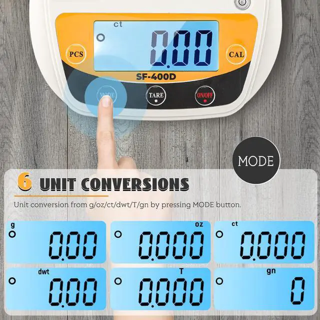 Alt view image 3 of 6 - Digital Lab Scale 600g x 0.01g Precision Electronic Scale LCD Display Analytical Balance Jewelry Scale Scientific Scale 0.01g Accuracy