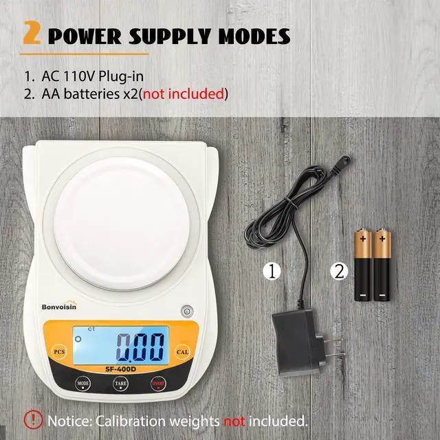 Alt view image 4 of 6 - Digital Lab Scale 600g x 0.01g Precision Electronic Scale LCD Display Analytical Balance Jewelry Scale Scientific Scale 0.01g Accuracy