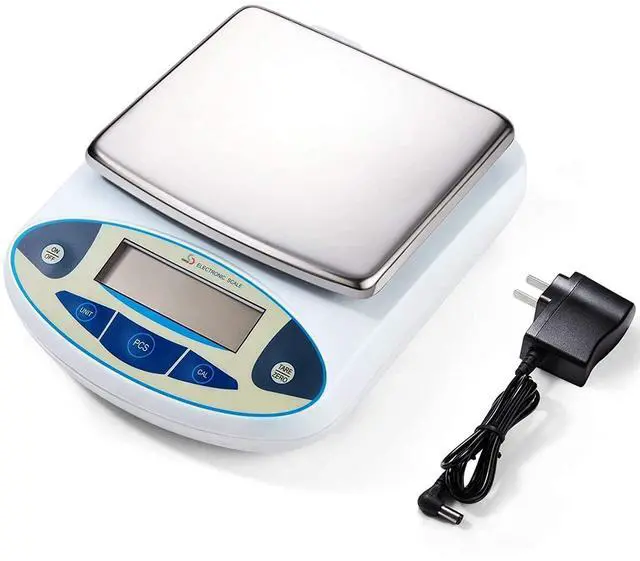 Main image of 5000g x 0.01g Digital Analytical Balance, High Precision Electronic Lab Scale for Laboratory, Scientific Research, Jewelry & Coin Weighing