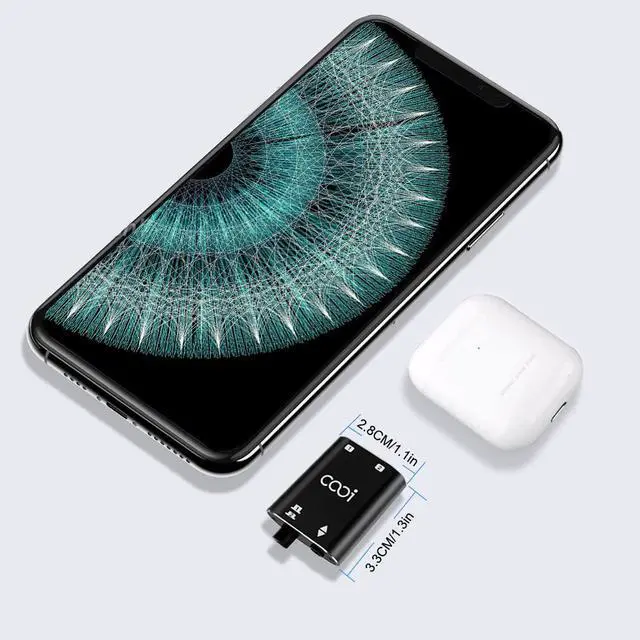 Alt view image 5 of 7 - 3.5mm Stereo Audio Switcher1 in 2 Out /2 in 1 Out with 3.5mm Audio Cable, 2 Ports AUX Audio Speaker Selector for PC Phone Laptop Headphone