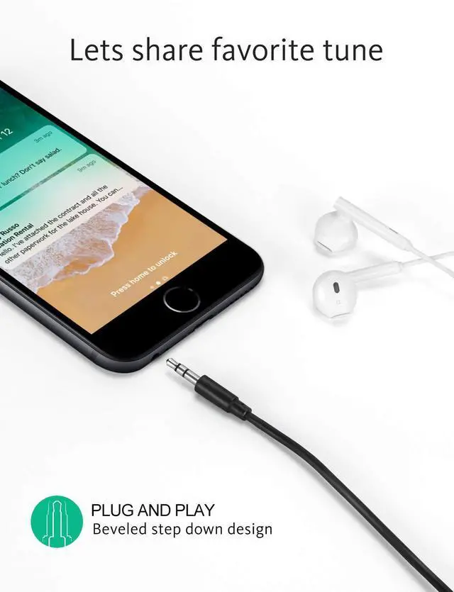 Alt view image 5 of 6 - 3.5mm Headphone Splitter Cable,1/8 Inch AUX Stereo Jack Audio Splitter 1 Male to 2 3 4 Female Adapter Cable for Mp3 Player Mobile Phone Laptop, PC Headphone Speakers(Black)