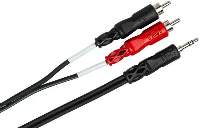 Main image of CMR-206 Stereo Breakout, 3.5 mm TRS to Dual RCA, 6 Feet