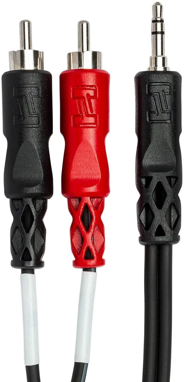 Alt view image 2 of 5 - CMR-206 Stereo Breakout, 3.5 mm TRS to Dual RCA, 6 Feet