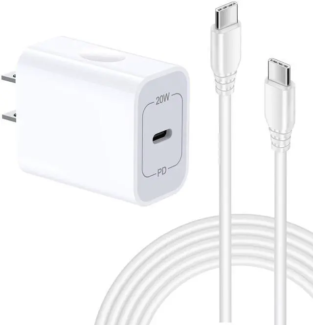 Main image of iPhone 16e 17e Charger Fast Charging for iPhone 17Pro Max/17e/17/16/16e/16Pro/15/15Pro, 20W Fast USB C Power Adapter with 6Ft USB C Charging Cable Cord, Type C Charger Block Wall Cube for Apple iPad