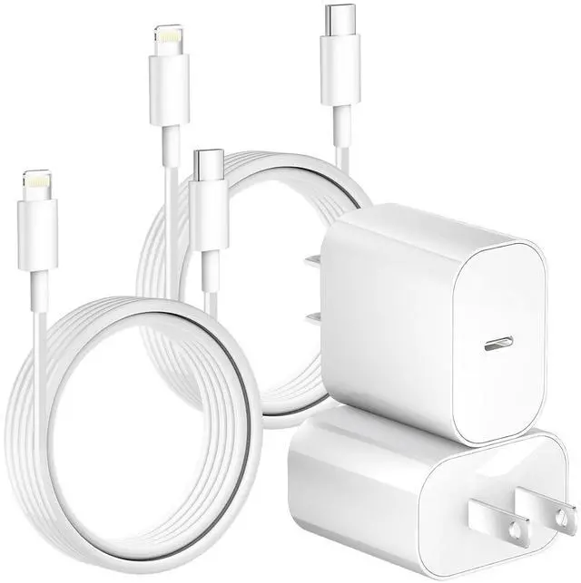 Main image of iPhone Charger Fast Charging Block,2Pack Quick Apple iPhone Wall Charger,Super Fast Apple Phone Chargers Power Adapter,10FT Long USB C to Lightning Cable for iPhone14/14 Pro Max/13 Pro/12 MiNi/11/XR/X