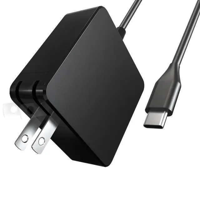 Main image of 65W 45W USB C Laptop Charger Compatible with ASUS ZenBook 14 13 S13 C213 C214 C523 C436 C302C T302 UX371 UX490 UX390UA ADP-45EW B, ROG Ally Xbox R1 Z1 X Foldable Plug Type C Power Adapter