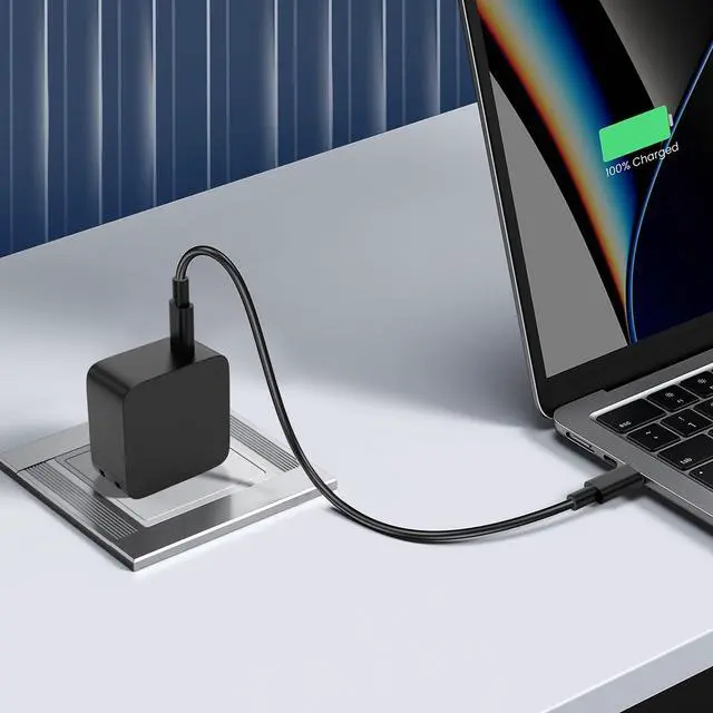 Alt view image 4 of 6 - 65W 45W GaN USB C Charger for Asus Zenbook 15 14 13 S13 S Flip 3 Deluxe Duo 14 Chromebook VivoBook ThinkPad X1 Z13 X13 L14 E14 P14s ThinkBook 13s Laptop Power Supply Adapter