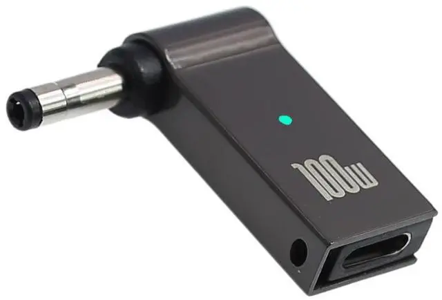 Main image of USB C to Laptop Charger Converter, Type C to DC Compatible with Lenovo 20V 3.25A 65W with 4.0mm/1.7mm Plug, 100W PD, Charging Connector (4.0 x 1.7mm for Dell or Lenovo)