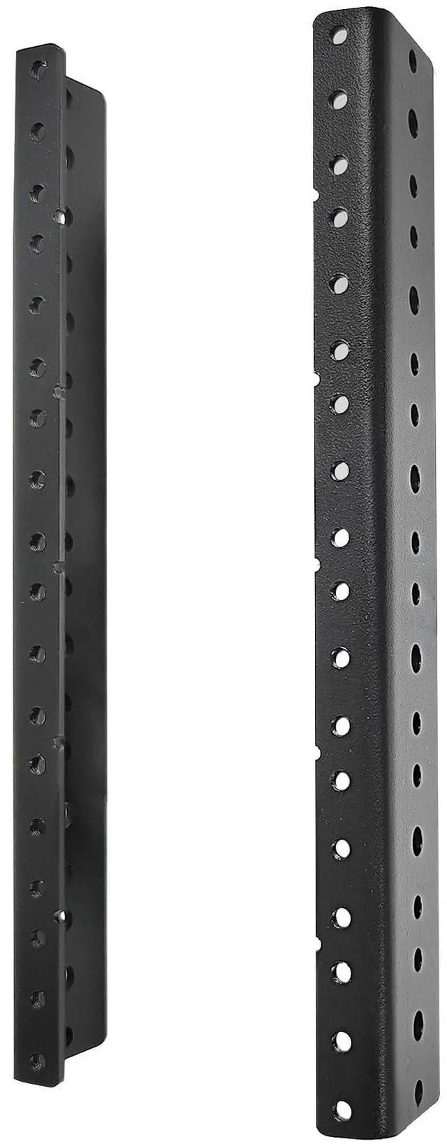 Main image of 2 PCS 6U Rack Rails, Tapered Holes Rack Mount Rails for Recording & Network Wooden Cabinet Mounting, 3.0 mm Thickness Steel Heavy Duty, Screws Included
