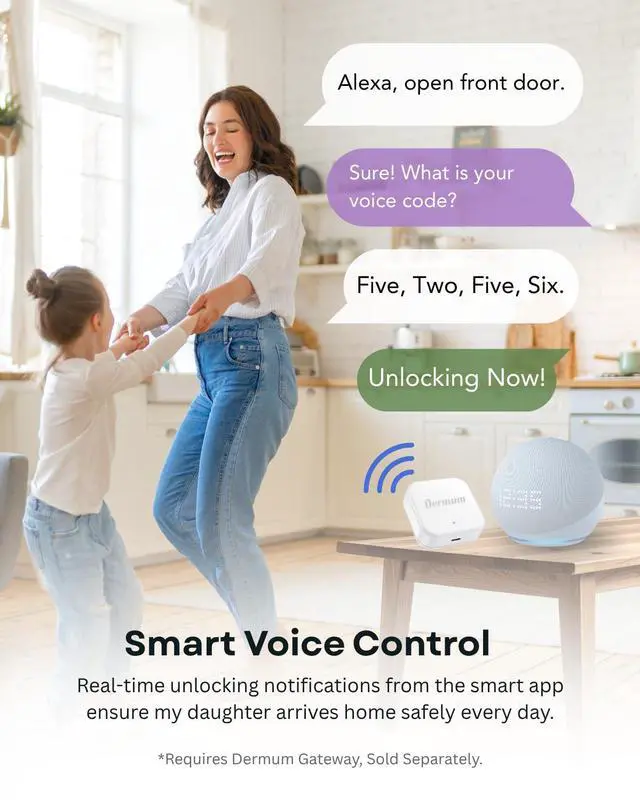 Alt view image 5 of 7 - Keyless Entry Fingerprint Digital Smart Lock with Handle & Keypad: Electronic/Electric Lock with Code, App Control Biometric Deadbolt Door Knob for Front, Interior, Exterior & Bedroom Door (Silver)