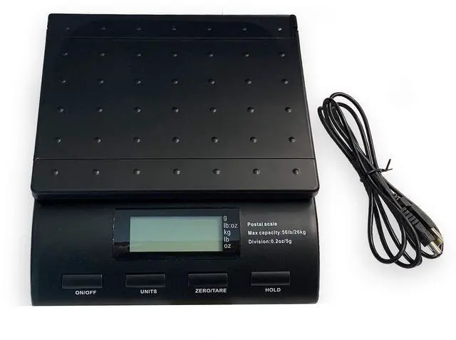 Alt view image 2 of 7 - Digital 50 lb x 0.2 oz Postal Table Shipping Mail Scale with Large Display, Envelope Stand and USB Power Cable