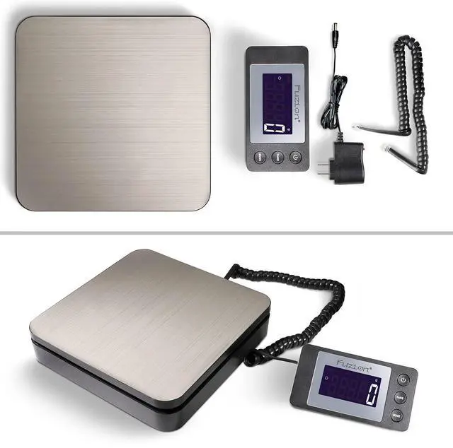 Alt view image 6 of 7 - Digital Shipping Scale 88lb × 0.1oz, Durable Stainless Steel Postal Scale with Tare, 4 Weighing Modes, Shipping Scale for Packages, Postage Package Scale with AC Adapter