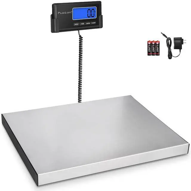 Main image of Digital Shipping Scale for Packages 440LB x 10g, Heavy Duty Weight Scale for Postage, Stainless Steel Large Platform, Commercial Scale for Business, Postal Scale for Parcel/Small Dog