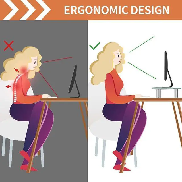 Alt view image 5 of 7 - 2 Pack Computer Monitor Riser | Triangle Desktop Universal Corner Stand for Computer Monitor & Laptop HD01T-203